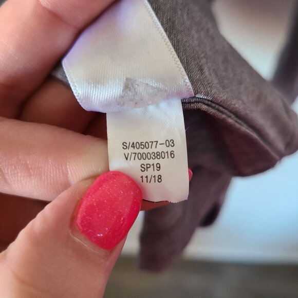 Athleta US Women's Size XS Essence Hooded Tunic Long Sleeve Gray Stretch - Picture 11 of 13